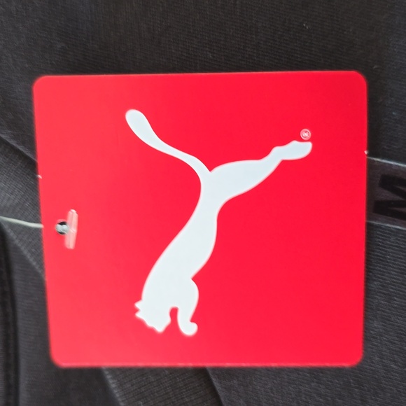 PUMA BRAND SIGNATURE MEN'S BLACK SHORT SLEEVE TEE-SHIRT SIZE MEDIUM - Picture 8 of 16